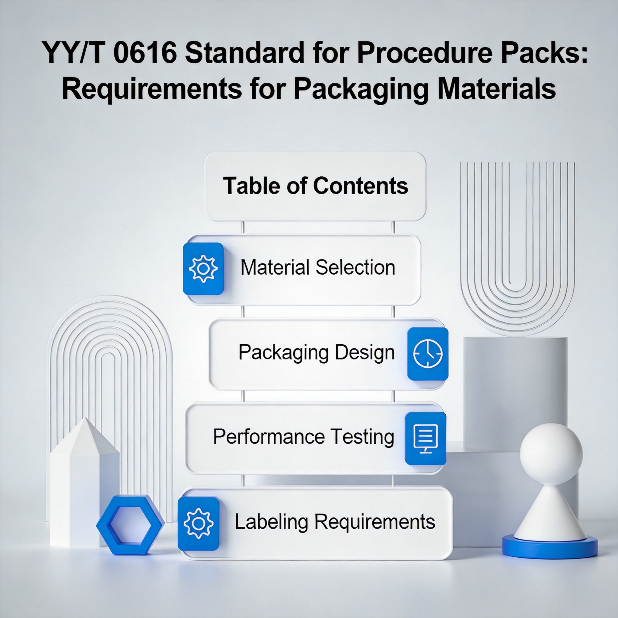 Overview of YY/T 0616 standard for medical procedure packs