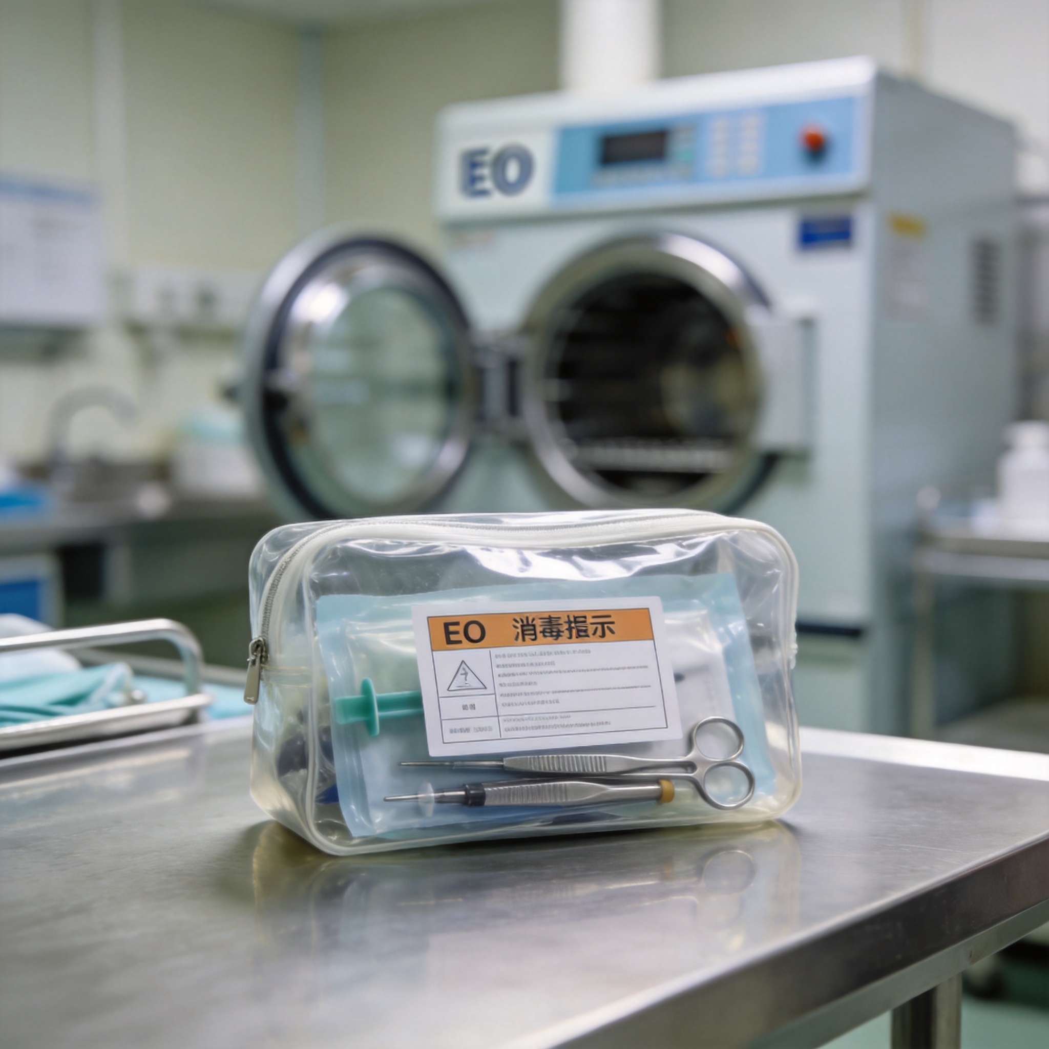 Comparison of ethylene oxide and gamma irradiation sterilization processes for anesthesia kits